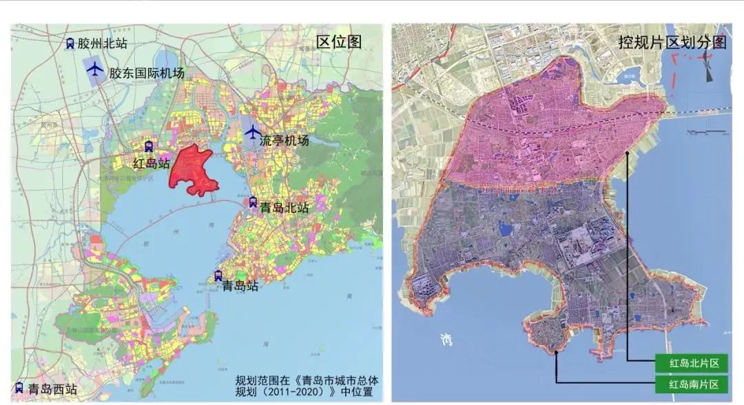 红岛高新区最新规划图