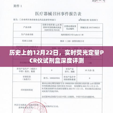 历史上的重要时刻，实时荧光定量PCR仪试剂盒深度评测报告