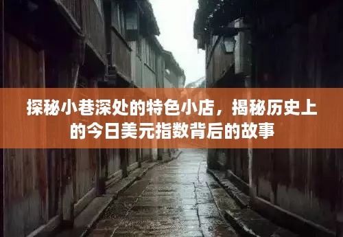 探秘小巷特色小店背后的故事，揭示今日美元指数的历史内幕