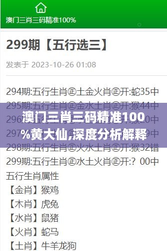 澳门三肖三码精准100%黄大仙,深度分析解释定义_Console69.644-5