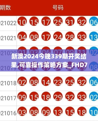 新澳2024今晚339期开奖结果,可靠操作策略方案_FHD70.483-8