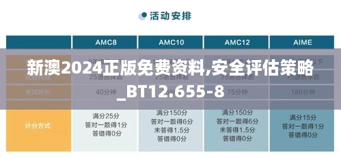 新澳2024正版免费资料,安全评估策略_BT12.655-8