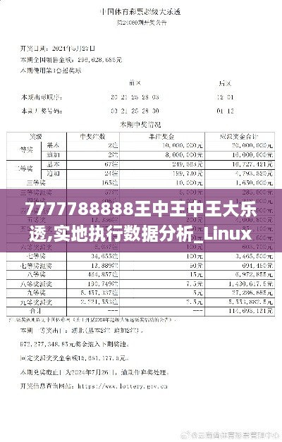 7777788888王中王中王大乐透,实地执行数据分析_Linux85.317-8