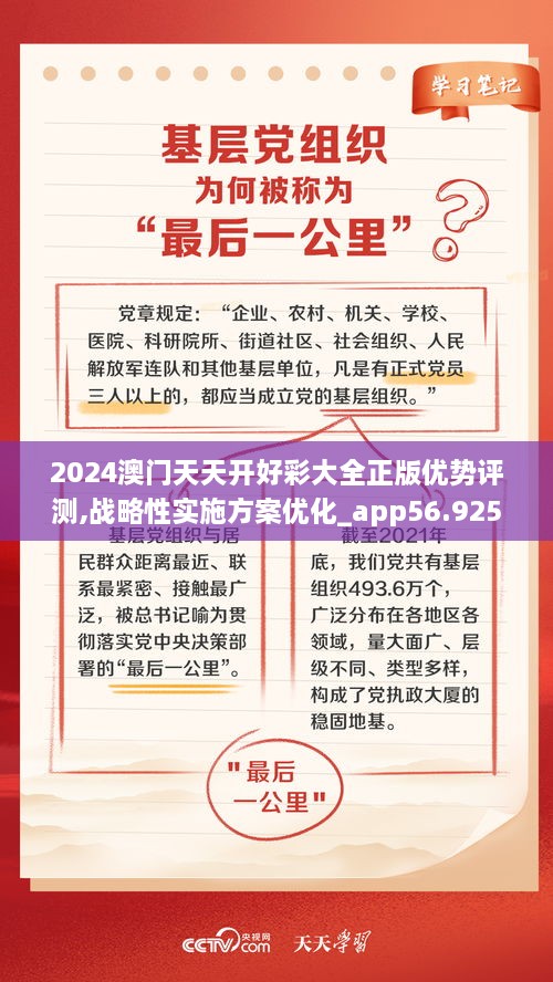 2024澳门天天开好彩大全正版优势评测,战略性实施方案优化_app56.925-8