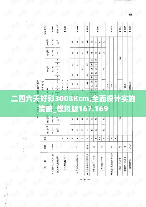 二四六天好彩3008Kcm,全面设计实施策略_模拟版167.169