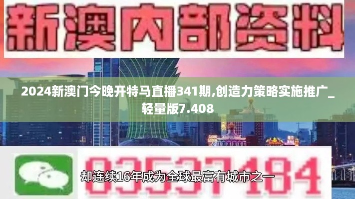 2024新澳门今晚开特马直播341期,创造力策略实施推广_轻量版7.408