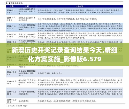 新澳历史开奖记录查询结果今天,精细化方案实施_影像版6.579