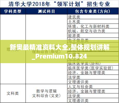 新奥最精准资料大全,整体规划讲解_Premium10.824