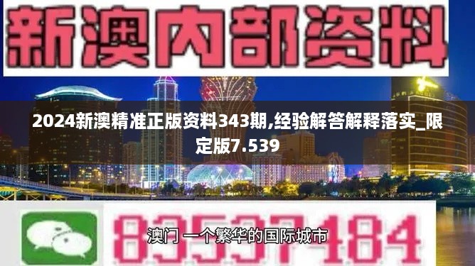 2024新澳精准正版资料343期,经验解答解释落实_限定版7.539