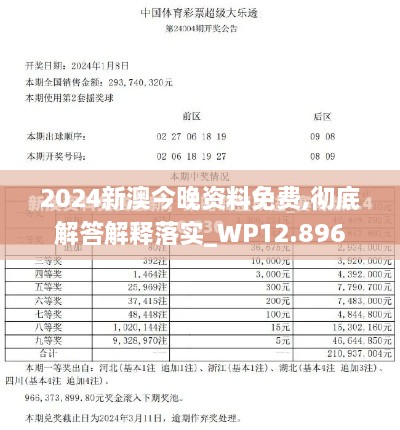 2024新澳今晚资料免费,彻底解答解释落实_WP12.896