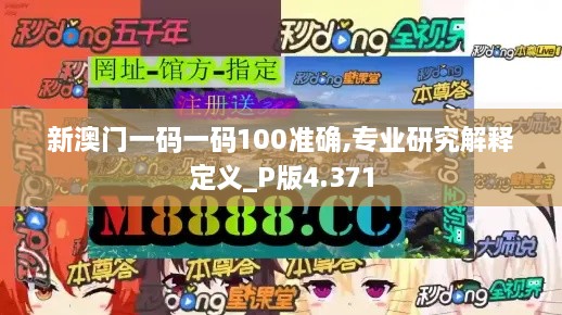 新澳门一码一码100准确,专业研究解释定义_P版4.371