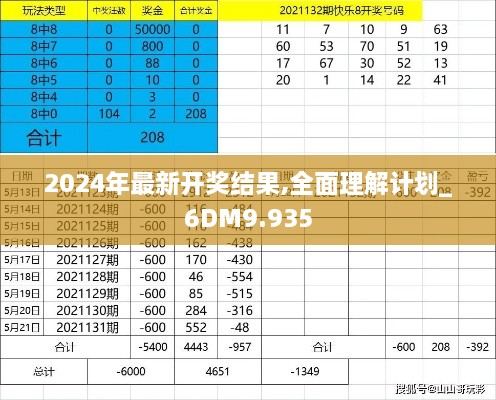 2024年最新开奖结果,全面理解计划_6DM9.935