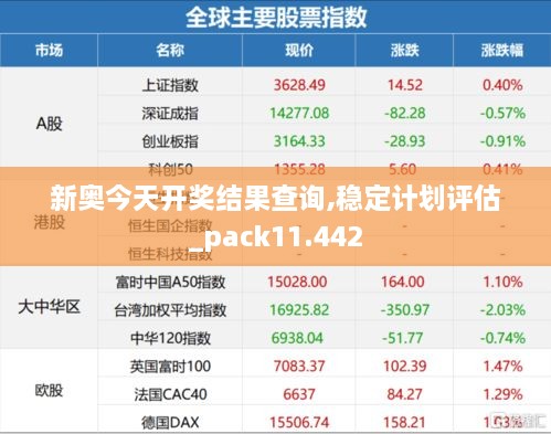 新奥今天开奖结果查询,稳定计划评估_pack11.442
