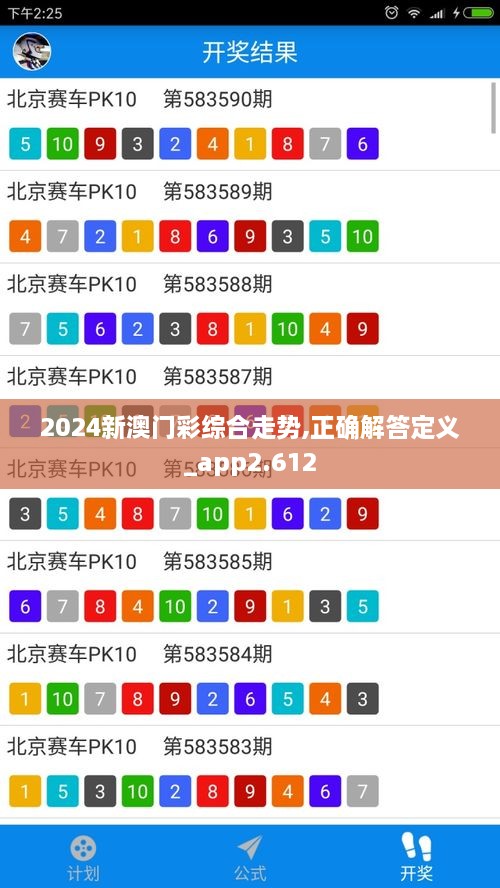 2024新澳门彩综合走势,正确解答定义_app2.612