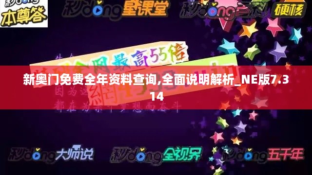 新奥门免费全年资料查询,全面说明解析_NE版7.314