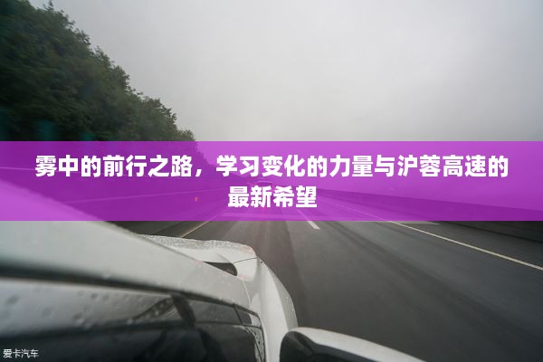 雾中的前行之路，学习变化的力量与沪蓉高速的最新希望