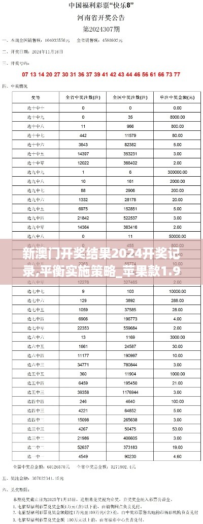 新澳门开奖结果2024开奖记录,平衡实施策略_苹果款1.934