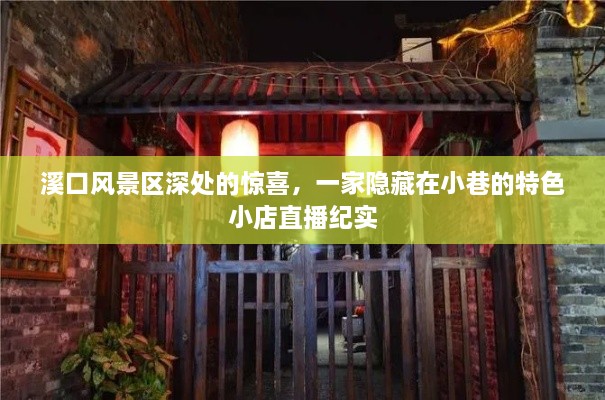 溪口风景区深处隐藏的特色小店直播纪实之旅