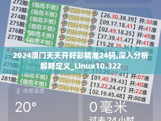 2024澳门天天开好彩精准24码,深入分析解释定义_Linux10.322