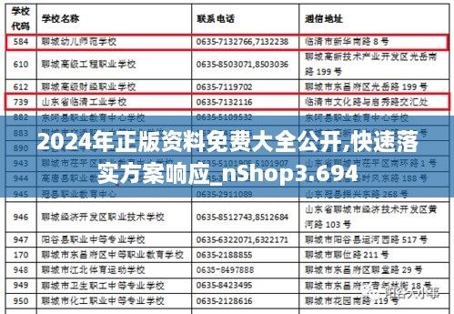 2024年正版资料免费大全公开,快速落实方案响应_nShop3.694