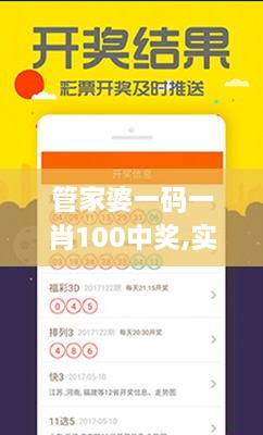 管家婆一码一肖100中奖,实践验证解释定义_V4.649