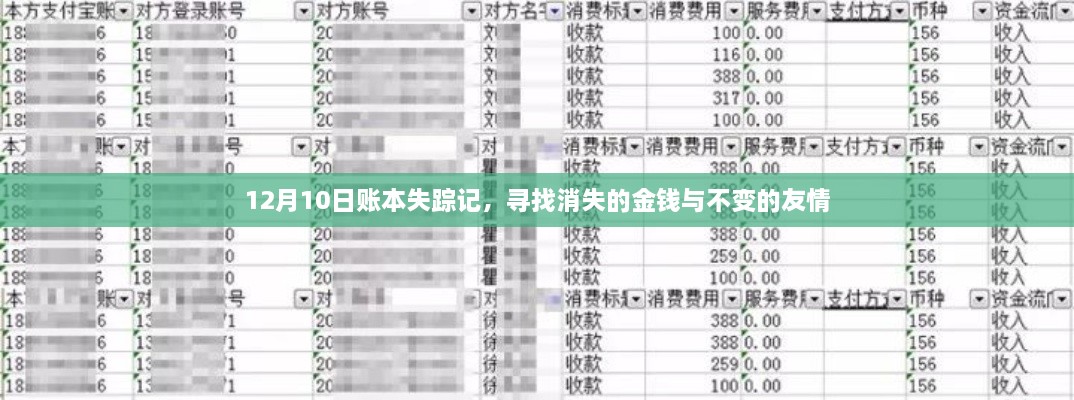 账本失踪背后的金钱与友情探寻，12月10日的秘密