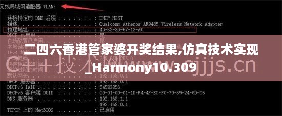 二四六香港管家婆开奖结果,仿真技术实现_Harmony10.309