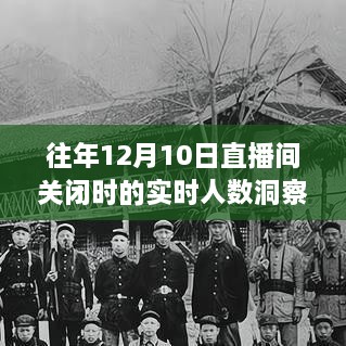 往年12月10日直播间关闭时刻的实时人数洞察报告