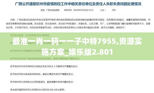 最准一肖一码一一子中特7955,资源实施方案_娱乐版2.801