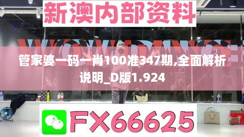 管家婆一码一肖100准347期,全面解析说明_D版1.924