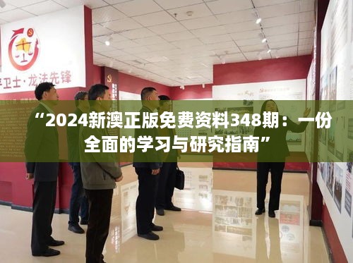 “2024新澳正版免费资料348期：一份全面的学习与研究指南”