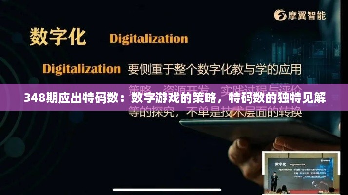 348期应出特码数：数字游戏的策略，特码数的独特见解