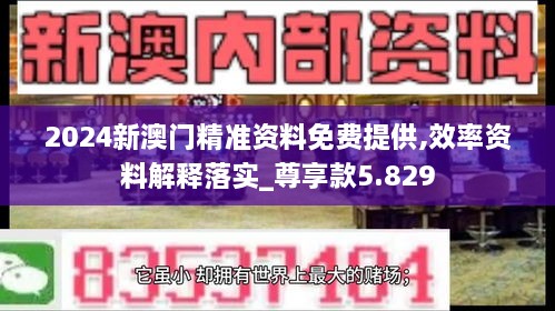 2024新澳门精准资料免费提供,效率资料解释落实_尊享款5.829