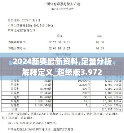 2024新奥最新资料,定量分析解释定义_超级版3.972