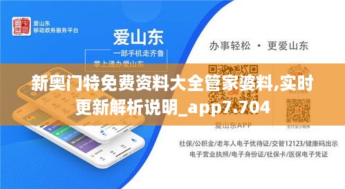 新奥门特免费资料大全管家婆料,实时更新解析说明_app7.704