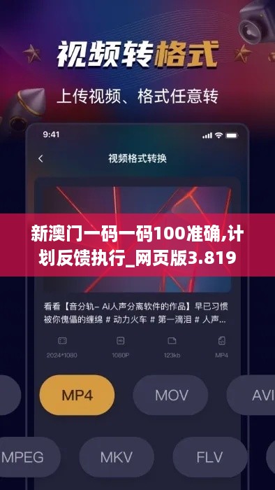 新澳门一码一码100准确,计划反馈执行_网页版3.819