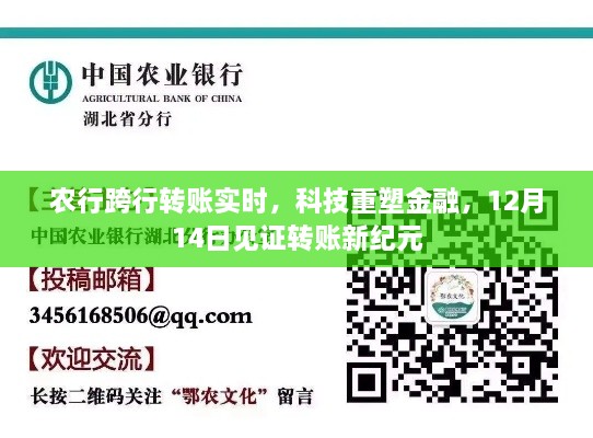 科技重塑金融，农行跨行转账实时，见证转账新纪元——12月14日启航